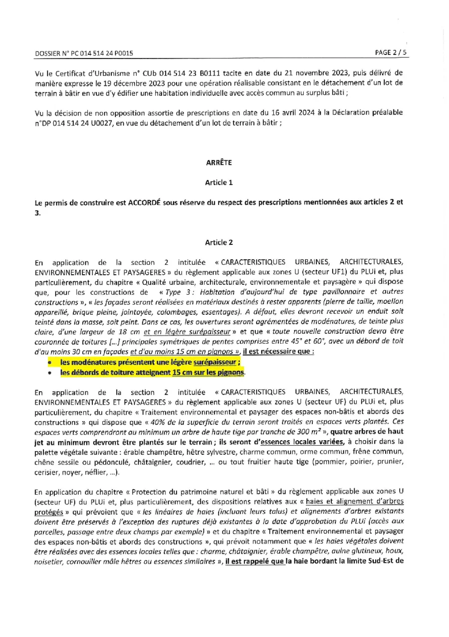 Décision du maire - page 2