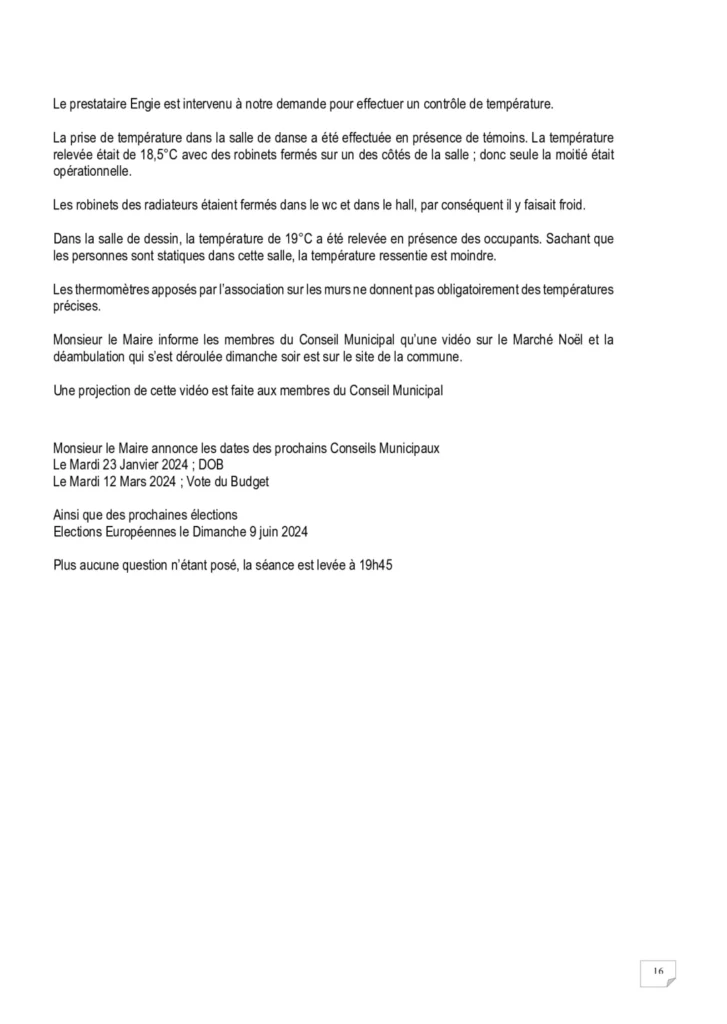 PV conseil municipal - page 16