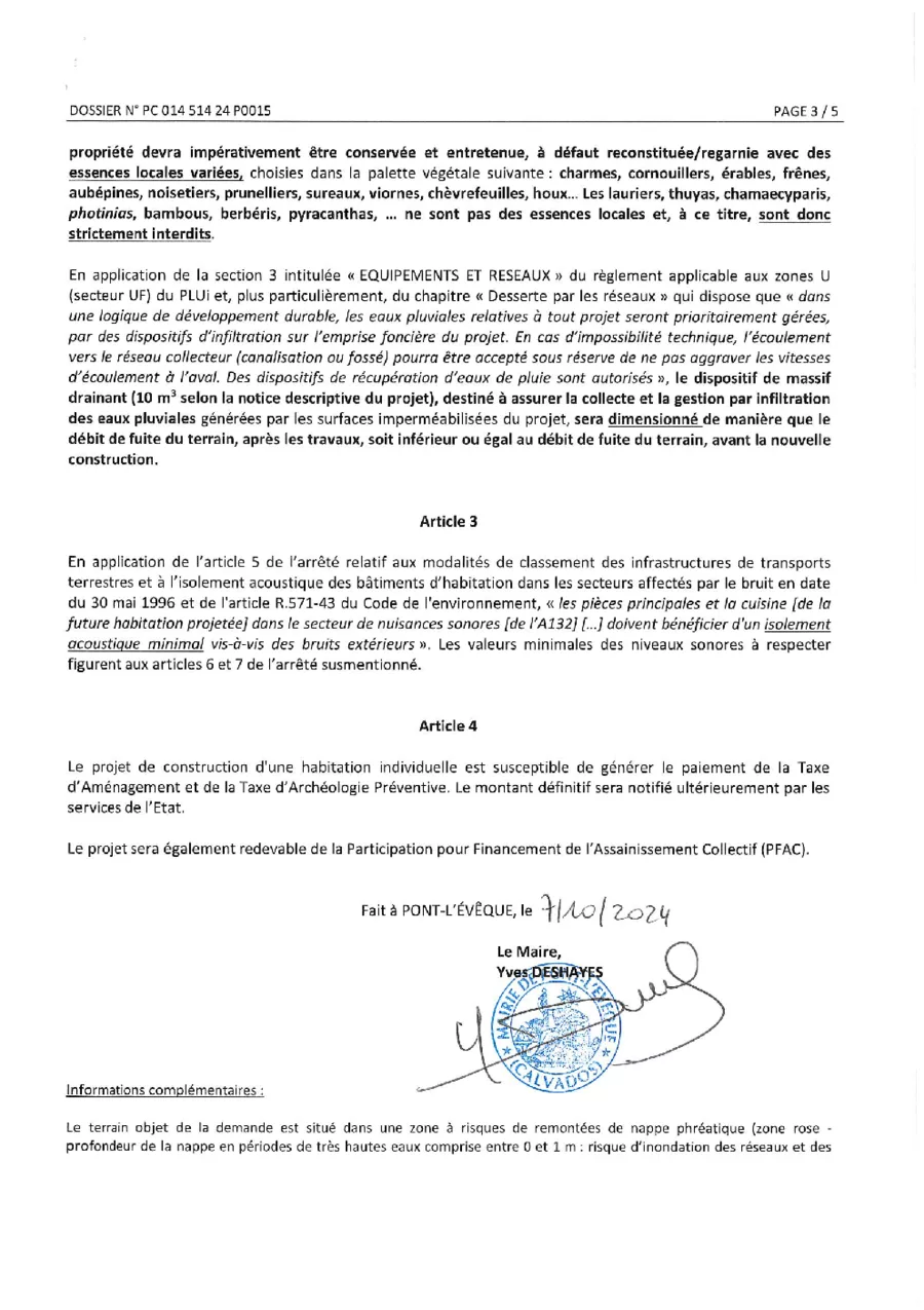 Décision du maire - page 3